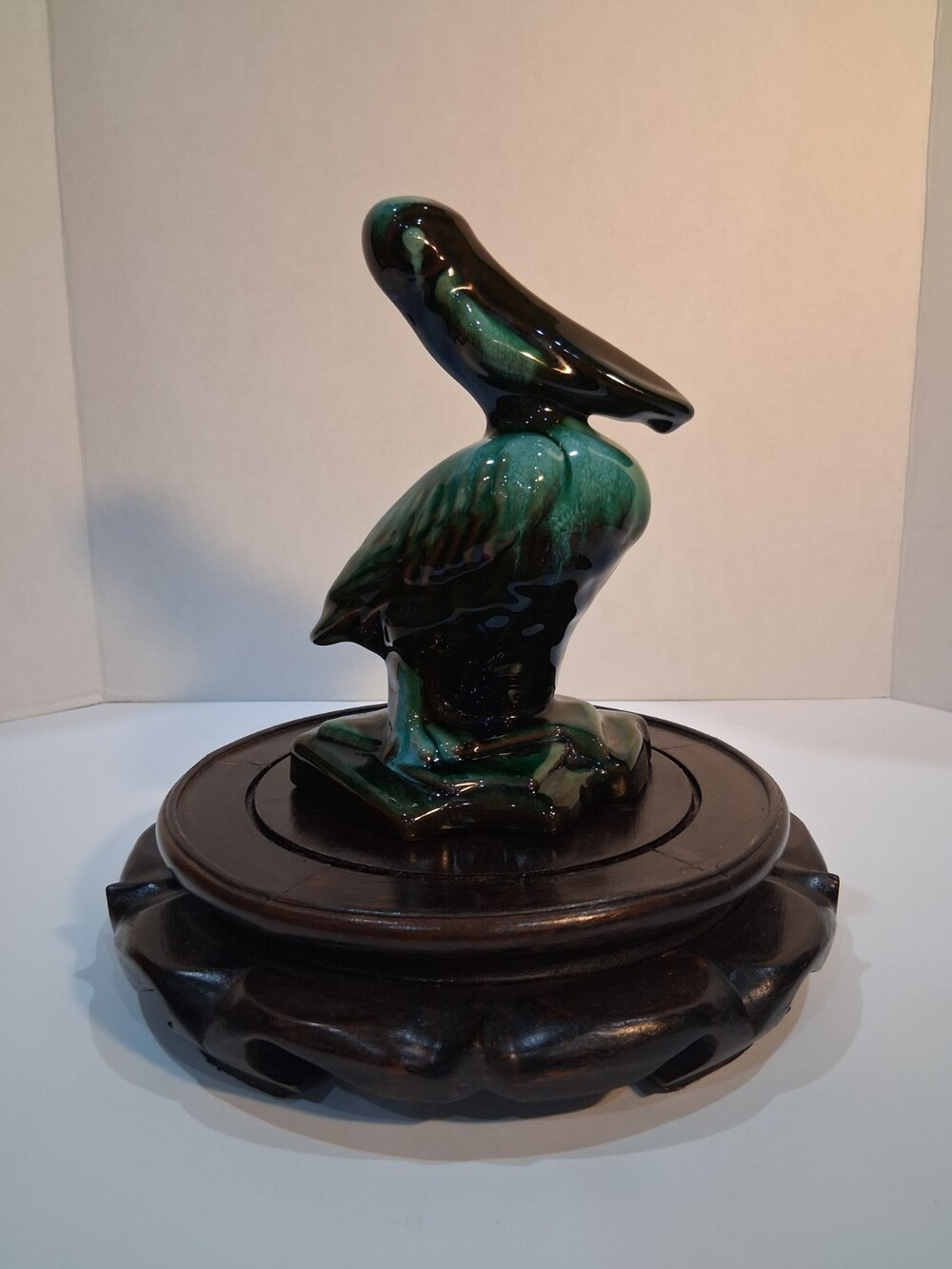VTG MCM! Blue Mountain Pottery Pelican Figurine From Canada;Pristine Condition